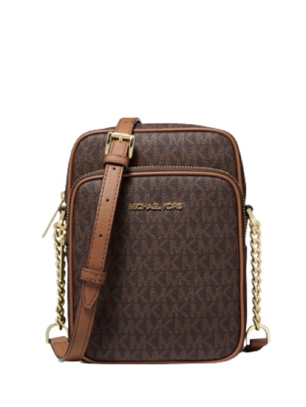 NWT $398 JET SET TRAVEL MEDIUM LOGO CROSSBODY BAG